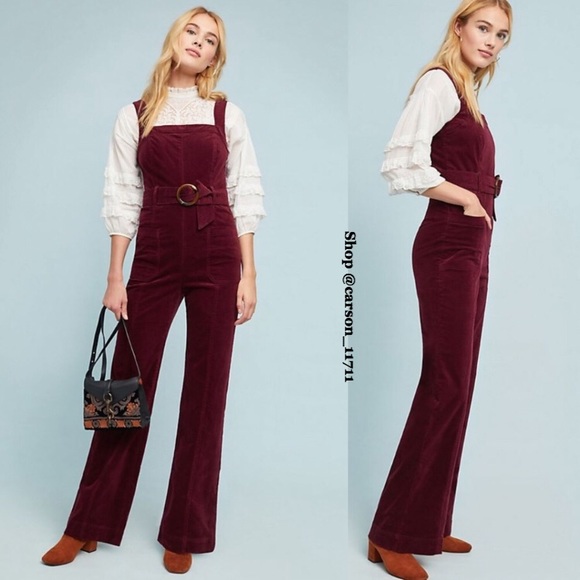 pilcro corduroy jumpsuit